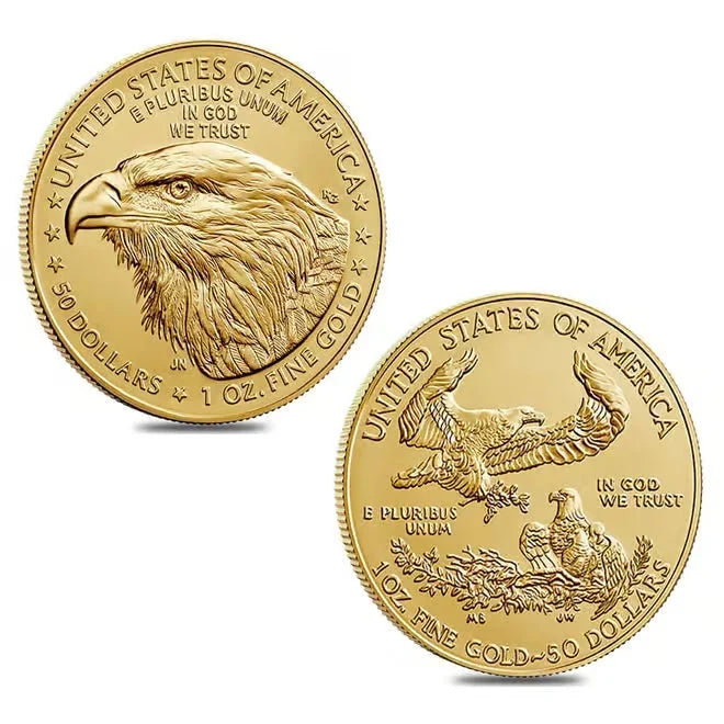 1 oz Gold American Eagle $50 Coin BU (Random Year)